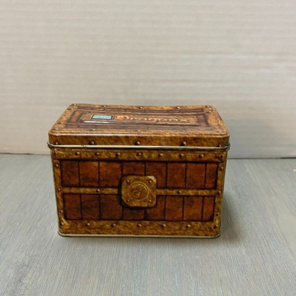2002 Mega Bloks Dragons War Chest Tin #9862 As Shown